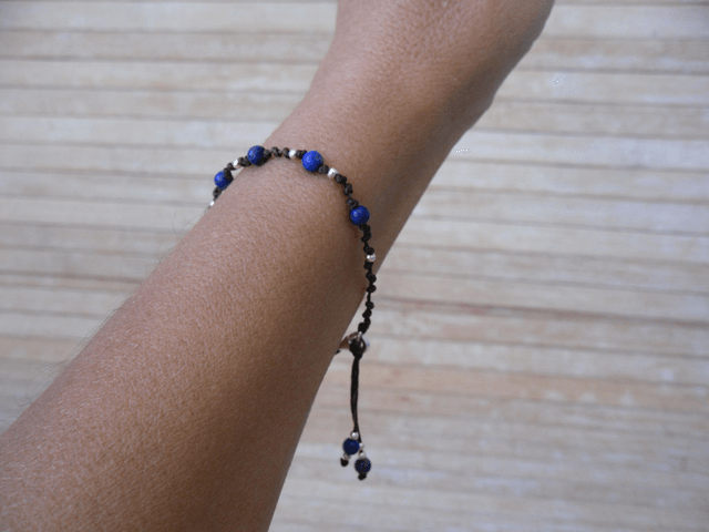 Bracelet chakra du troisième oeil en Lapis Lazuli