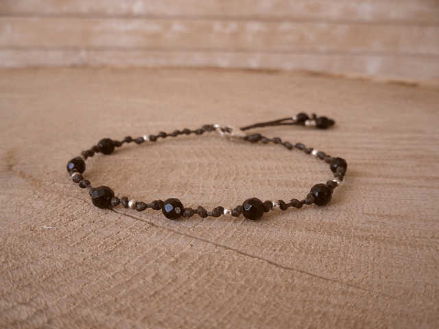 Bracelet chakra Racine en Onyx 