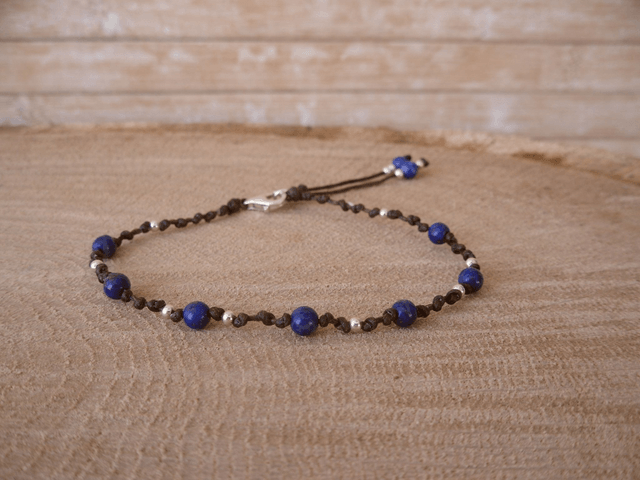 Bracelet chakra du troisième oeil en Lapis Lazuli