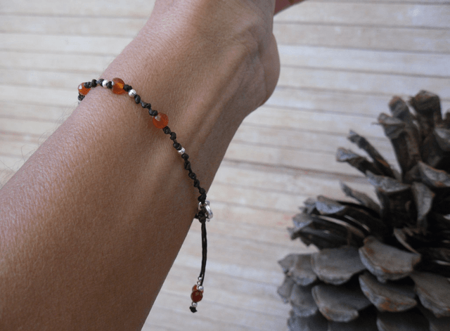 Bracelet chakra sacré en cornaline