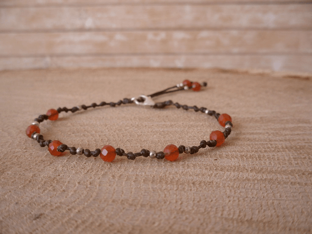 Bracelet chakra sacré en cornaline