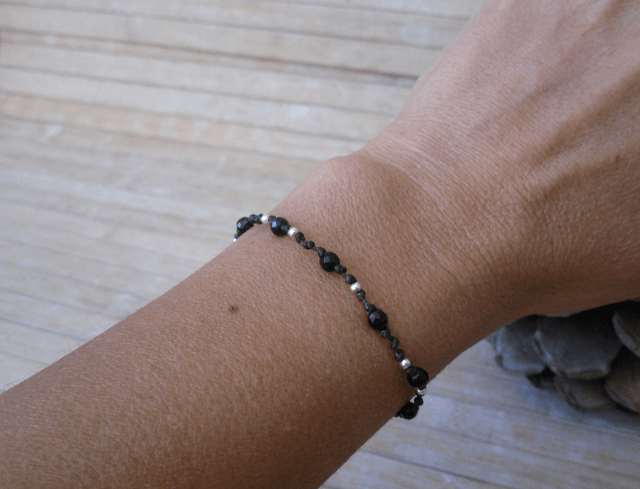 Bracelet chakra Racine en Onyx 